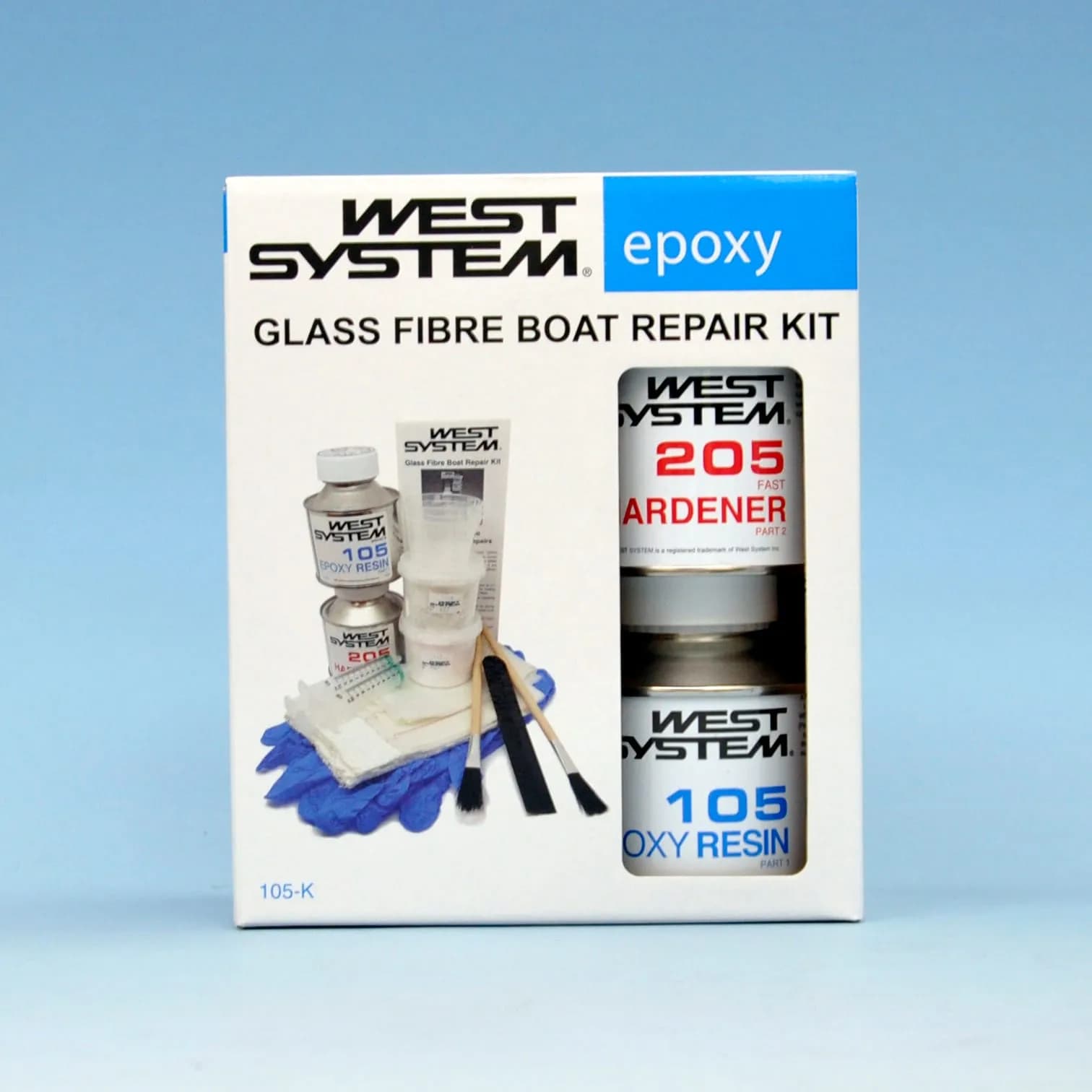 WEST SYSTEM 105-K Fibreglass Boat Repair Kit