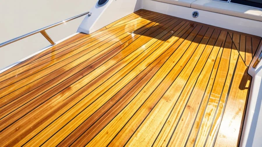 Teak Deck Repair & Re-caulking